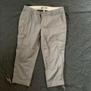 Eddie Bauer capris NWT charcoal gray